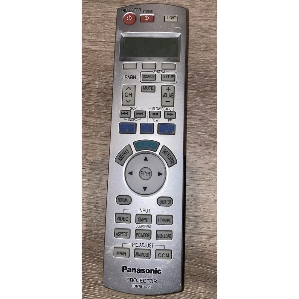 Working Original Panasonic EUR7914Z20 Projector Remote Controller Control
